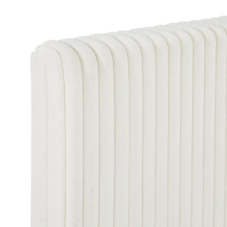 Linea Pearl White Eastern King Bed from Homelegance - Luna Furniture