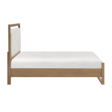 Riley Light Brown Queen Bed, Dresser, Mirror, and Nightstand from Homelegance - Luna Furniture