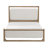 Riley Light Brown California King Upholstered Bed from Homelegance - Luna Furniture