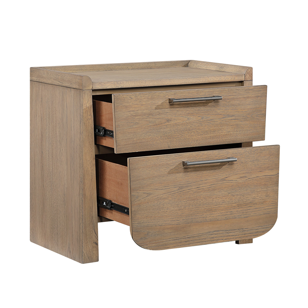 Riley Light Brown Nightstand from Homelegance - Luna Furniture