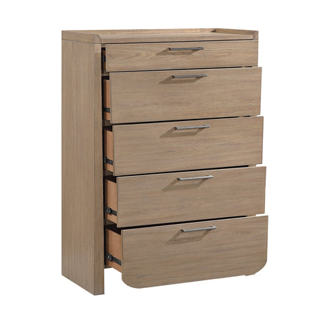 Riley Light Brown Chest from Homelegance - Luna Furniture