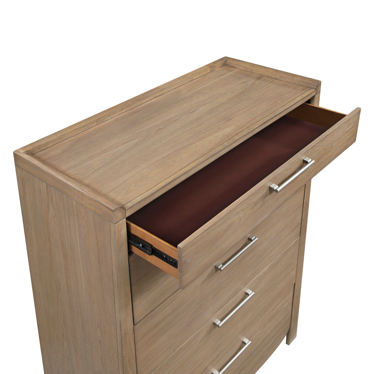 Riley Light Brown Chest from Homelegance - Luna Furniture