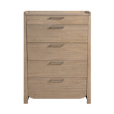 Riley Light Brown California King Upholstered Bed