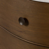 Tiago Marble Chest in Toasted Oak Veneer from Four Hands - Luna Furniture