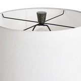 Fernando Table Lamp in Forged Black Aluminum from Four Hands - Luna Furniture