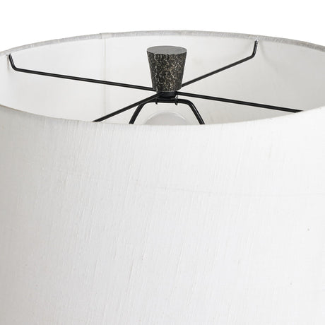 Fernando Table Lamp in Forged Black Aluminum from Four Hands - Luna Furniture