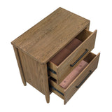 Sonoma Oak Queen Platform Bed from Homelegance - Luna Furniture