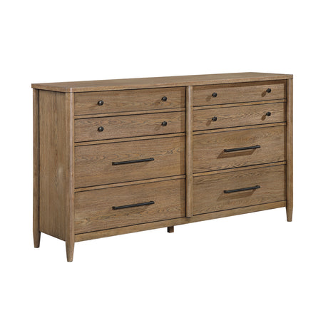 Sonoma Oak Queen Platform Bed from Homelegance - Luna Furniture