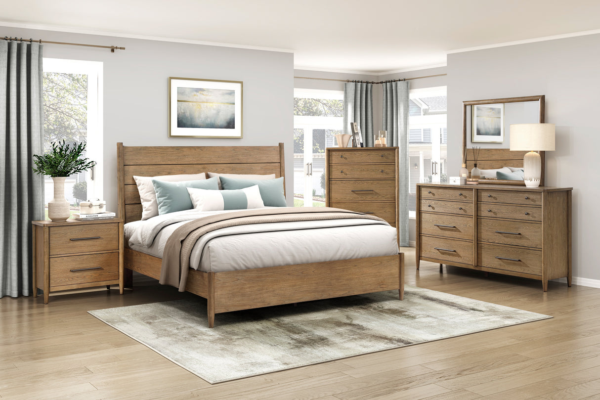Sonoma Oak Platform Bedroom Set from Homelegance - Luna Furniture