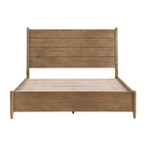 Sonoma Oak Queen Platform Bed from Homelegance - Luna Furniture