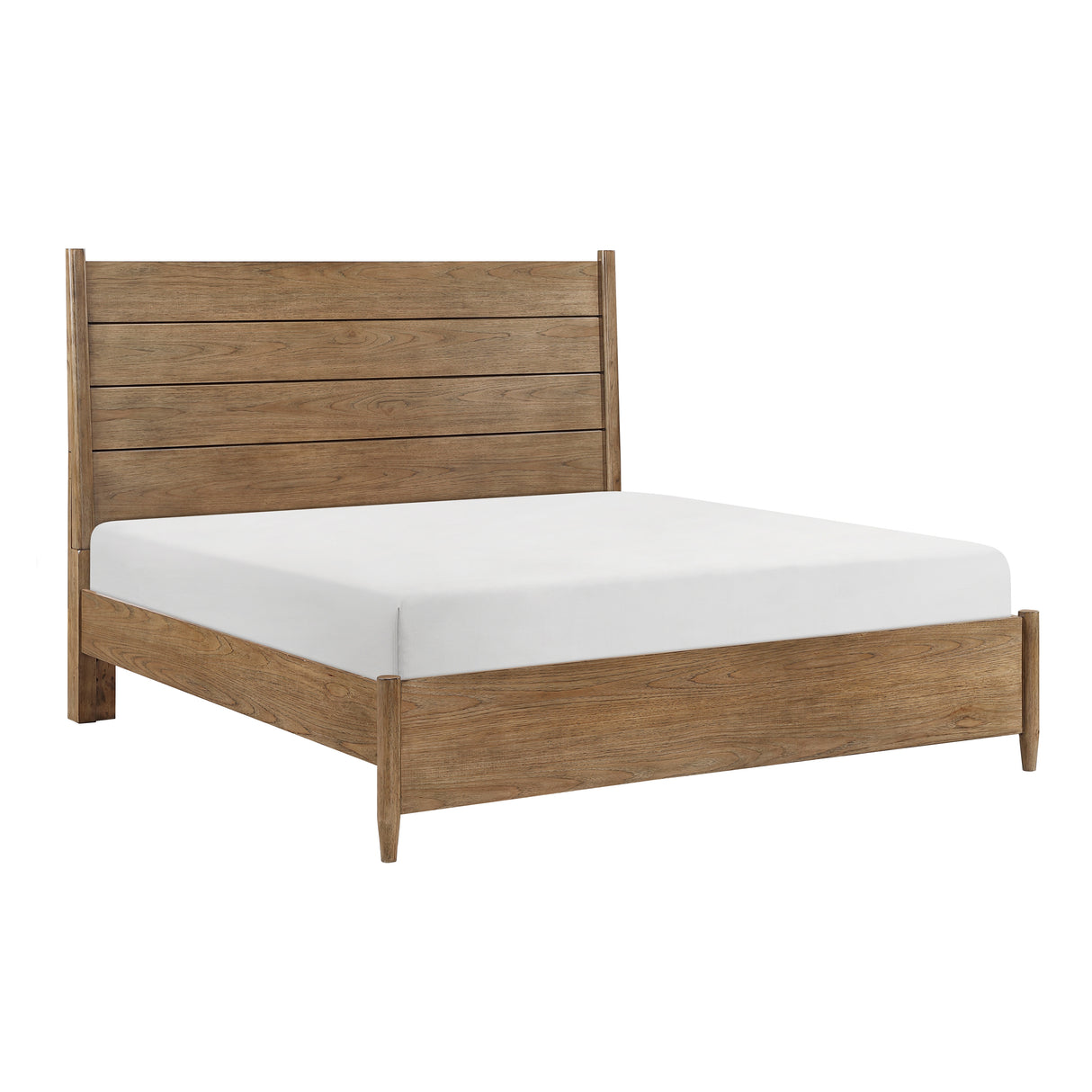 Sonoma Oak Eastern King Platform Bed from Homelegance - Luna Furniture