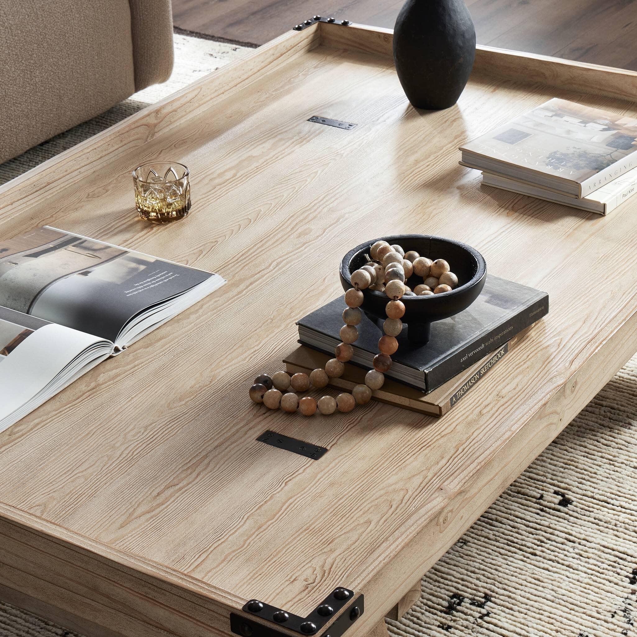 The Don't Try To Explain It Table in Natural Pine Veneer – Luna