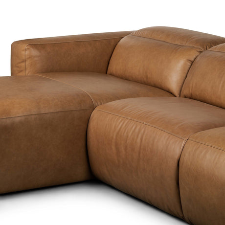 Radley Power Recliner 3-Piece Sectional W/ Chaise in Sonoma Butterscotch from Four Hands - Luna Furniture