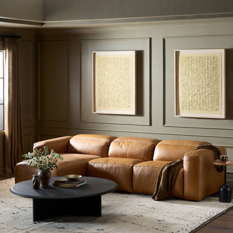 Radley Power Recliner 3-Piece Sectional W/ Chaise in Sonoma Butterscotch from Four Hands - Luna Furniture