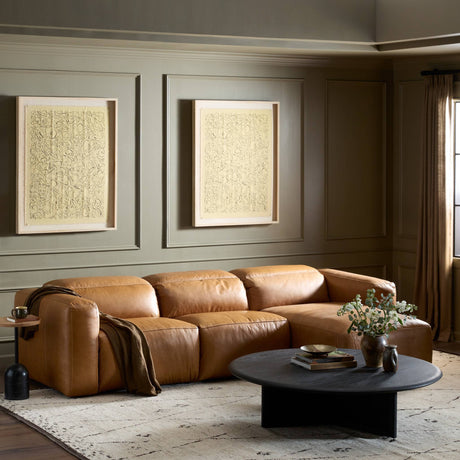 Radley Power Recliner 3-Piece Sectional W/ Chaise in Sonoma Butterscotch from Four Hands - Luna Furniture