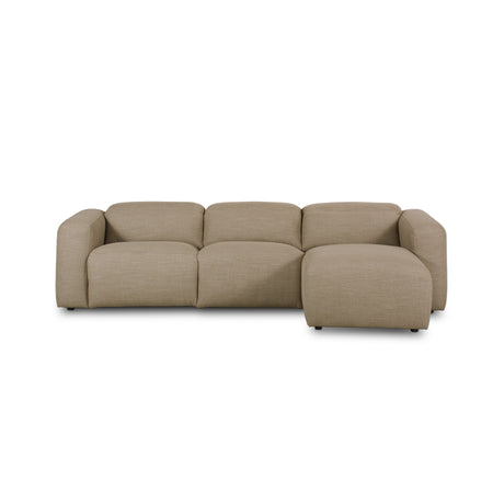Radley Power Recliner 3-Piece Sectional W/ Chaise in Crypton Nomad Taupe from Four Hands - Luna Furniture
