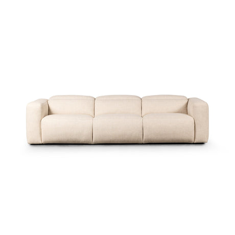 Radley Power Recliner 3-Piece Sectional in Antigo Natural from Four Hands - Luna Furniture