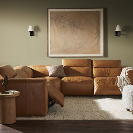 Radley Power Recliner 5-Piece Sectional in Sonoma Butterscotch from Four Hands - Luna Furniture