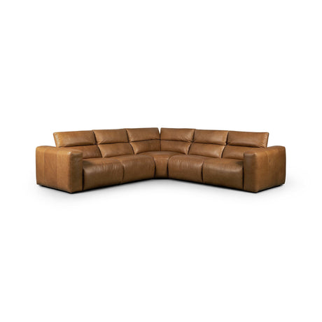 Radley Power Recliner 5-Piece Sectional in Sonoma Butterscotch from Four Hands - Luna Furniture