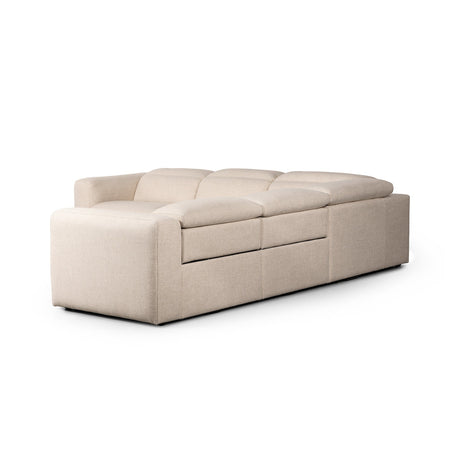 Radley Power Recliner 5-Piece Sectional in Antigo Natural from Four Hands - Luna Furniture