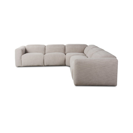 Radley Power Recliner 5-Piece Sectional in Laken Stone from Four Hands - Luna Furniture