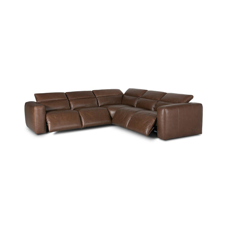 Radley Power Recliner 5-Piece Sectional in Sonoma Coco from Four Hands - Luna Furniture