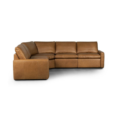 Tillery Power Recliner 5-Piece Sectional in Sonoma Butterscotch from Four Hands - Luna Furniture
