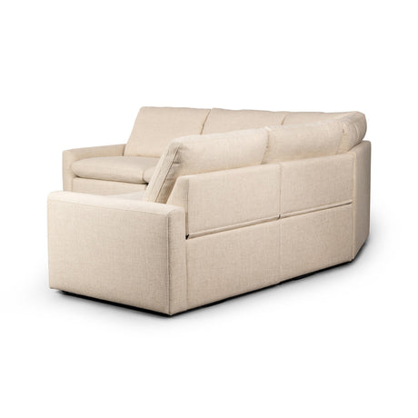 Tillery Power Recliner 5-Piece Sectional in Antigo Natural from Four Hands - Luna Furniture