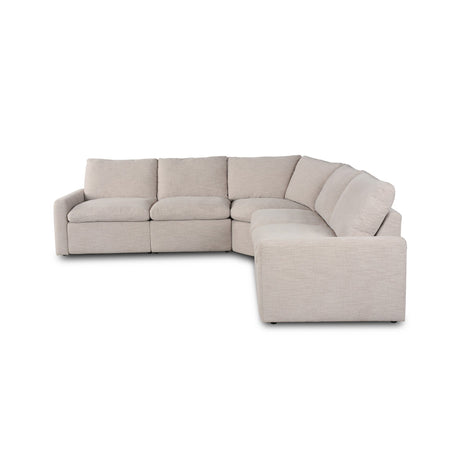 Tillery Power Recliner 5-Piece Sectional in Laken Stone from Four Hands - Luna Furniture
