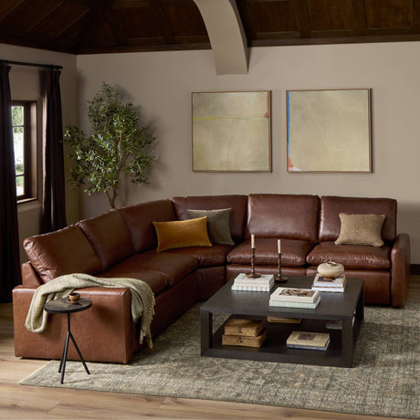 Tillery Power Recliner 5-Piece Sectional in Sonoma Coco from Four Hands - Luna Furniture