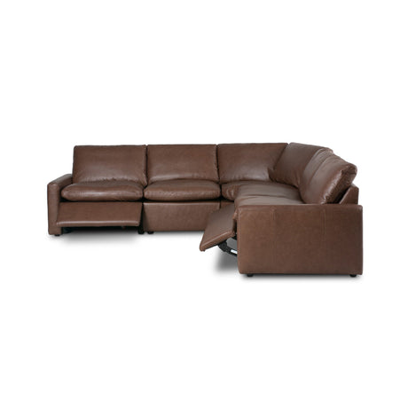 Tillery Power Recliner 5-Piece Sectional in Sonoma Coco from Four Hands - Luna Furniture