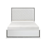 Lumin Pearl White Queen Bed from Homelegance - Luna Furniture