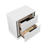 Lumin Pearl White 5pc Set (QB+NS+DR+MR+CH) from Homelegance - Luna Furniture
