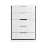 Lumin Pearl White 5pc Set (QB+NS+DR+MR+CH) from Homelegance - Luna Furniture