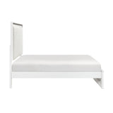 Lumin Pearl White 5pc Set (QB+NS+DR+MR+CH) from Homelegance - Luna Furniture