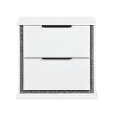 Lumin Pearl White 5pc Set (QB+NS+DR+MR+CH) from Homelegance - Luna Furniture