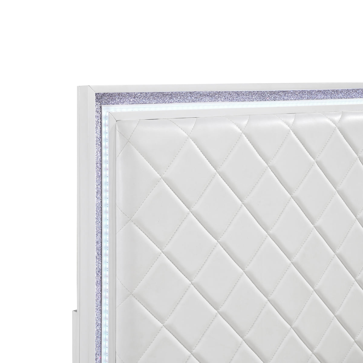 Lumin Pearl White 4pc Set (QB+NS+DR+MR) from Homelegance - Luna Furniture