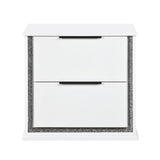 Lumin Pearl White LED Panel Bedroom Set from Homelegance - Luna Furniture