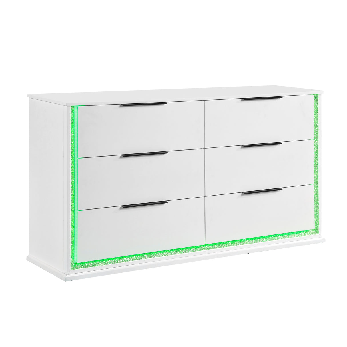 Lumin Pearl White Dresser from Homelegance - Luna Furniture