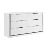 Lumin Pearl White Dresser from Homelegance - Luna Furniture