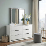 Lumin Pearl White Dresser from Homelegance - Luna Furniture