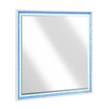 Lumin Pearl White LED Panel Bedroom Set from Homelegance - Luna Furniture