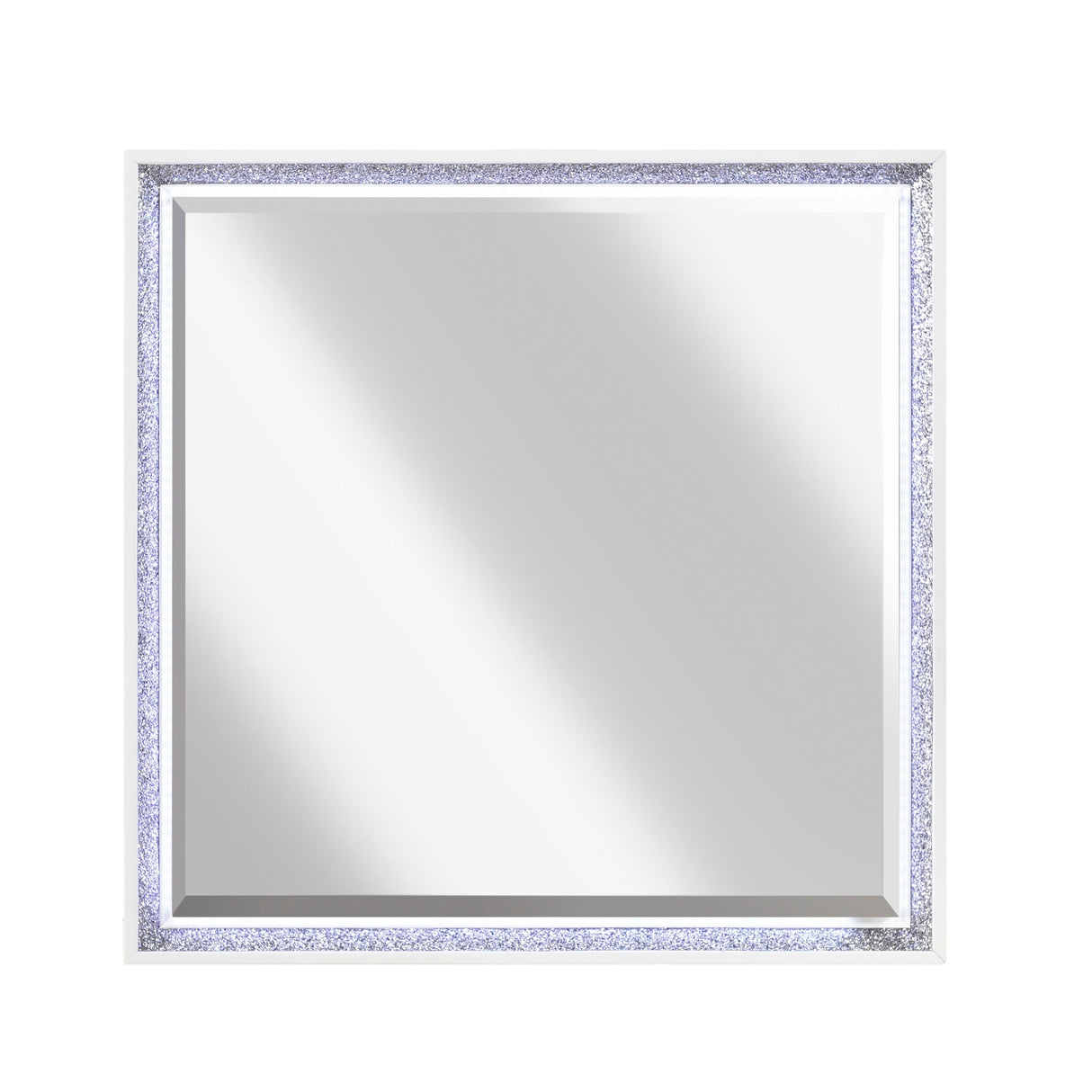 Lumin Pearl White LED Panel Bedroom Set from Homelegance - Luna Furniture