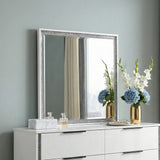 Lumin Pearl White 4pc Set (QB+NS+DR+MR) from Homelegance - Luna Furniture