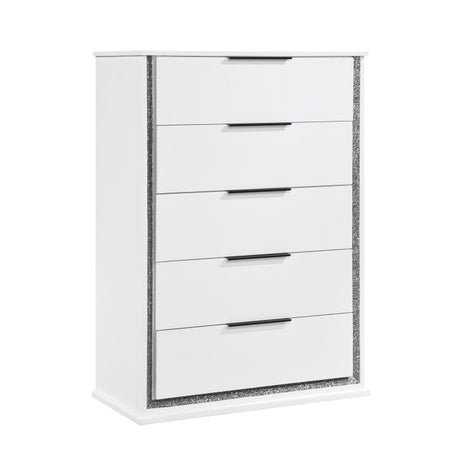 Lumin Pearl White Chest from Homelegance - Luna Furniture