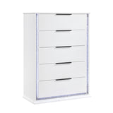 Lumin Pearl White Chest from Homelegance - Luna Furniture