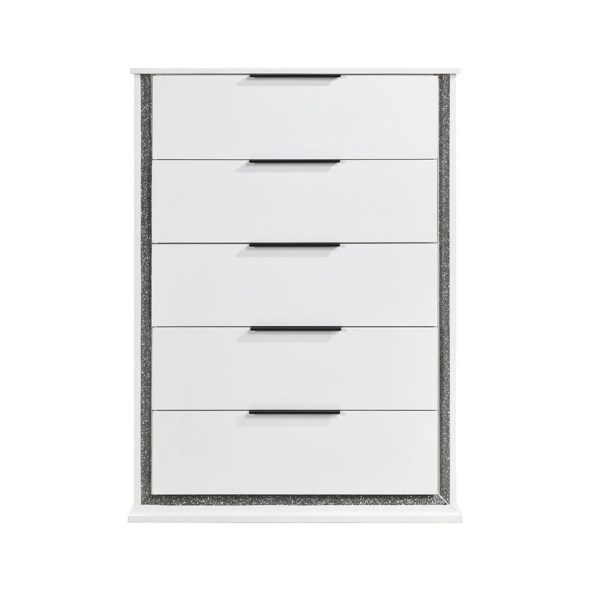 Lumin Pearl White LED Panel Bedroom Set from Homelegance - Luna Furniture