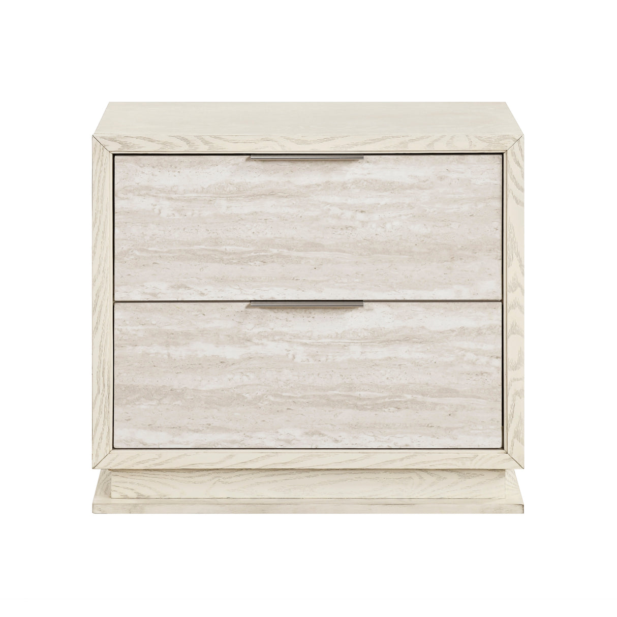 Noctis White/Light Gray 4pc Set (QB+NS+DR+MR) from Homelegance - Luna Furniture