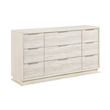 Noctis White/Light Gray 4pc Set (QB+NS+DR+MR) from Homelegance - Luna Furniture