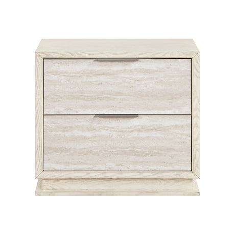 Noctis White/Light Gray Night Stand from Homelegance - Luna Furniture